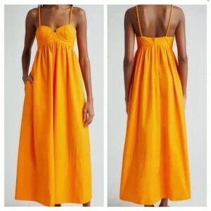 FARM Rio Marigold bustier Dress